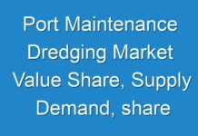 Port Maintenance Dredging Market Value Share, Supply Demand, share and Value Chain 2024-2031
