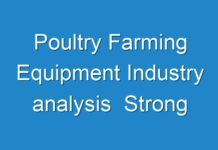 Poultry Farming Equipment Industry analysis Strong Application,Emerging Trends And Future Scope By 2030
