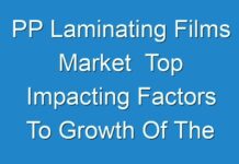 PP Laminating Films Market Top Impacting Factors To Growth Of The Industry By 2030