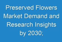 Preserved Flowers Market Demand and Research Insights by 2030; COVID-19 to Affect Future Growth Trajectory