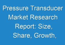 Pressure Transducer Market Research Report: Size, Share, Growth, Trends and Forecast 2031