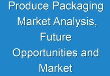 Produce Packaging Market Analysis, Future Opportunities and Market Forecast To 2024