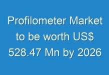 Profilometer Market to be worth US$ 528.47 Mn by 2026