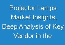 Projector Lamps Market Insights, Deep Analysis of Key Vendor in the Industry 2018-2028