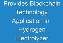 Provides Blockchain Technology Application in Hydrogen Electrolyzer Market