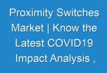 Proximity Switches Market | Know the Latest COVID19 Impact Analysis , Analysis, Size, Share, Growth, Trends, And Forecast 2019-2027