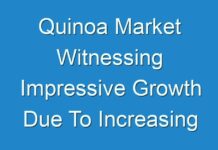 Quinoa Market Witnessing Impressive Growth Due To Increasing Application And Usage In Food Industry