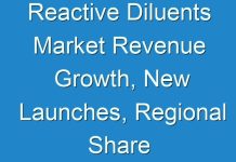 Reactive Diluents Market Revenue Growth, New Launches, Regional Share Analysis & Forecast Till 2027