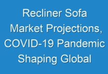 Recliner Sofa Market Projections, COVID-19 Pandemic Shaping Global Demand by 2027