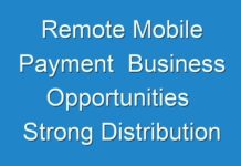Remote Mobile Payment Business Opportunities Strong Distribution Channels Expected To Various End Users In The Global Market 2017 – 2024