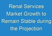 Renal Services Market Growth to Remain Stable during the Projection Period