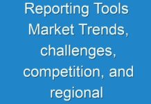 Reporting Tools Market Trends, challenges, competition, and regional analysis