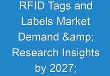 RFID Tags and Labels Market Demand & Research Insights by 2027; Impact of COVID-19 on the Global Market