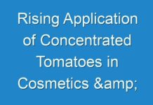 Rising Application of Concentrated Tomatoes in Cosmetics & Personal Care Products to Drive Market Revenue Growth,Fact.MR