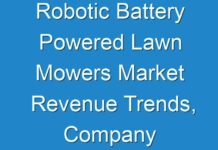 Robotic Battery Powered Lawn Mowers Market Revenue Trends, Company Profiles, Revenue Share Analysis, 2024–2027