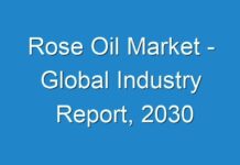 Rose Oil Market – Global Industry Report, 2030