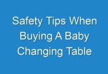 Safety Tips When Buying A Baby Changing Table