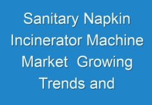 Sanitary Napkin Incinerator Machine Market Growing Trends and Demands Analysis forecast 2018 to 2026