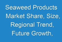 Seaweed Products Market Share, Size, Regional Trend, Future Growth, Leading Players Updates 2026
