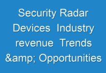 Security Radar Devices Industry revenue Trends & Opportunities with Forecast 2019 – 2027