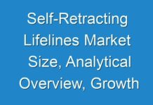 Self-Retracting Lifelines Market Size, Analytical Overview, Growth Factors, Demand and Trends Forecast to 2027