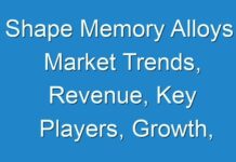 Shape Memory Alloys Market Trends, Revenue, Key Players, Growth, Share and Forecast