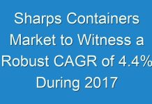 Sharps Containers Market to Witness a Robust CAGR of 4.4% During 2017 – 2025