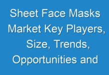 Sheet Face Masks Market Key Players, Size, Trends, Opportunities and growth Analysis