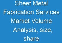 Sheet Metal Fabrication Services Market Volume Analysis, size, share and Key Trends 2018 -2026