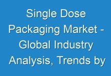Single Dose Packaging Market – Global Industry Analysis, Trends by 2024; Impact of COVID-19 on the Global Market