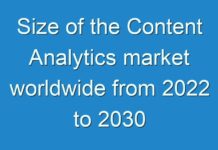 Size of the Content Analytics market worldwide from 2024 to 2030