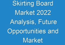 Skirting Board Market 2024 Analysis, Future Opportunities and Market Forecast To 2030