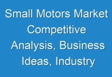 Small Motors Market Competitive Analysis, Business Ideas, Industry Growth, Shares and Trends 2017-2026