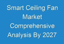 Smart Ceiling Fan Market Comprehensive Analysis By 2027