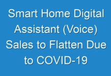 Smart Home Digital Assistant (Voice) Sales to Flatten Due to COVID-19 Pandemic; Key Market Players to Redesign Developmental Strategies