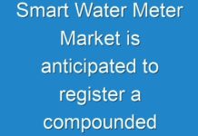 Smart Water Meter Market is anticipated to register a compounded annual growth rate of over 13.42%