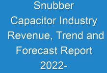 Snubber Capacitor Industry Revenue, Trend and Forecast Report 2024- 2031