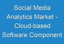 Social Media Analytics Market – Cloud-based Software Component Segment Contributes Maximum Market Share