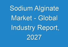 Sodium Alginate Market – Global Industry Report, 2027