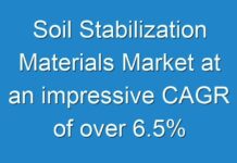 Soil Stabilization Materials Market at an impressive CAGR of over 6.5%