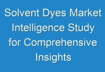 Solvent Dyes Market Intelligence Study for Comprehensive Insights Forecast 2019-2029