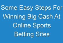 Some Easy Steps For Winning Big Cash At Online Sports Betting Sites