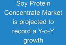 Soy Protein Concentrate Market is projected to record a Y-o-Y growth of ~5%