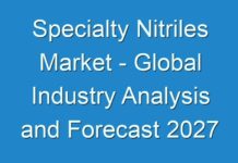 Specialty Nitriles Market – Global Industry Analysis and Forecast 2027