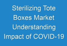 Sterilizing Tote Boxes Market Understanding Impact of COVID-19 Estimated To Be Experienced 2019 – 2027