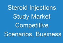Steroid Injections Study Market Competitive Scenarios, Business Opportunities, Development Status and Regional Forecast