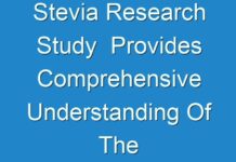 Stevia Research Study Provides Comprehensive Understanding Of The Market With The Help Of Informed 2017 – 2025