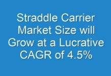 Straddle Carrier Market Size will Grow at a Lucrative CAGR of 4.5% through 2028, Fact.MR