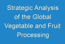 Strategic Analysis of the Global Vegetable and Fruit Processing Machinery Market, Forecast to 2025