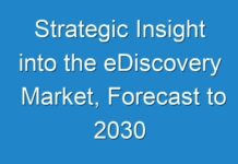 Strategic Insight into the eDiscovery Market, Forecast to 2030